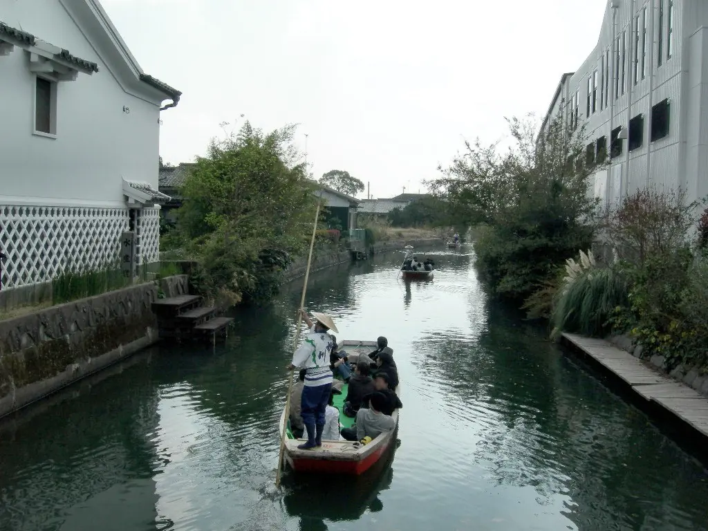 야나가와 강 배타기 편도코스(柳川川下り / 水郷柳川観光)