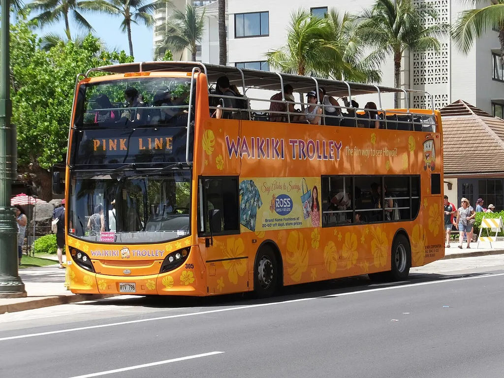 와이키키 트롤리 전 노선 1일권(Waikiki Trolley All Lines One Day Pass)